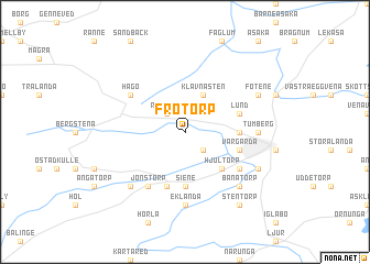 map of Frötorp