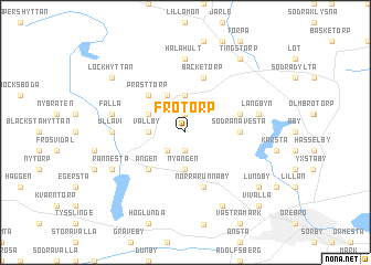 map of Frötorp