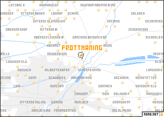 map of Fröttmaning