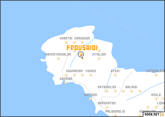 map of Frousaíoi