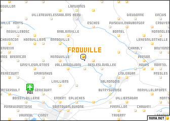 map of Frouville