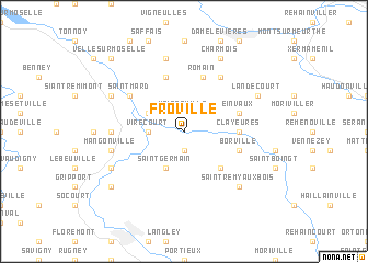 map of Froville