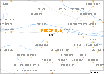 map of Froxfield