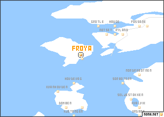 map of Frøya