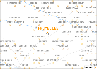 map of Froyelles