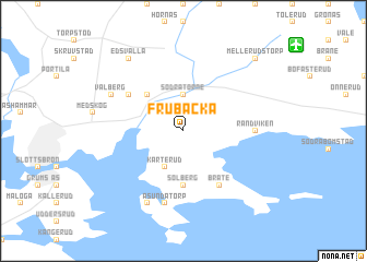 map of Frubacka