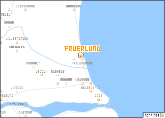 map of Fruerlund