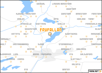 map of Frufällan