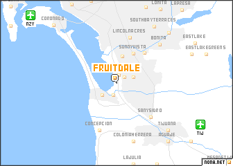 map of Fruitdale