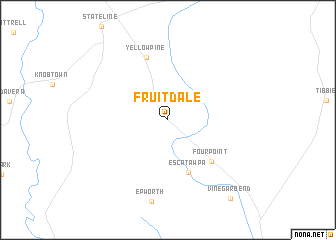 map of Fruitdale