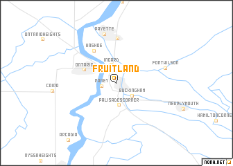 map of Fruitland