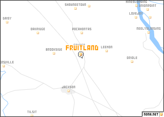 map of Fruitland