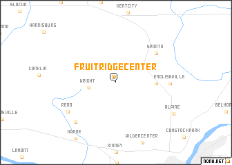 map of Fruit Ridge Center