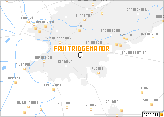 map of Fruitridge Manor