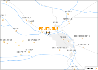 map of Fruitvale