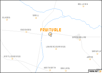 map of Fruitvale