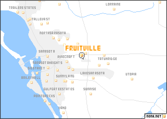 map of Fruitville