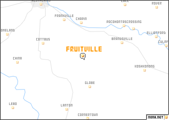 map of Fruitville