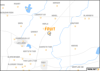 map of Fruit