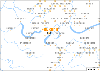 map of Frukama