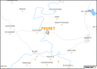 map of Frumet