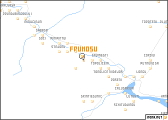 map of Frumosu