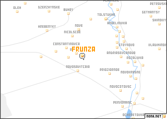 map of Frunză