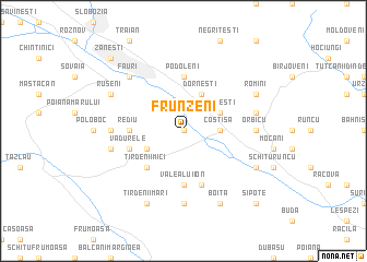 map of Frunzeni