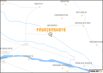 map of Frunzenskoye