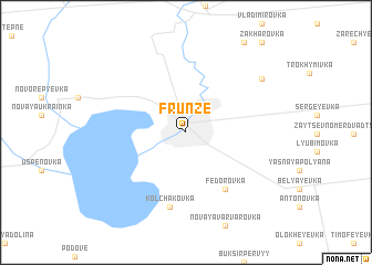 map of Frunze