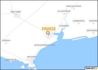 map of Frunze