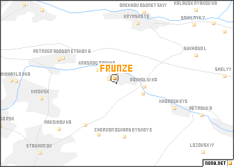 map of Frunze