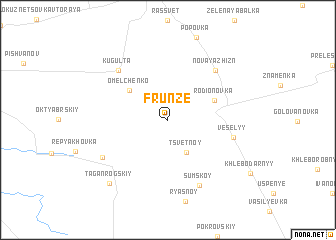 map of Frunze