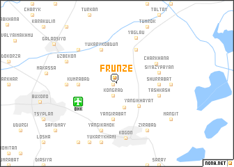 map of Frunze