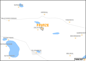 map of Frunze