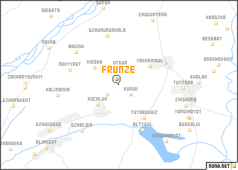 map of Frunze