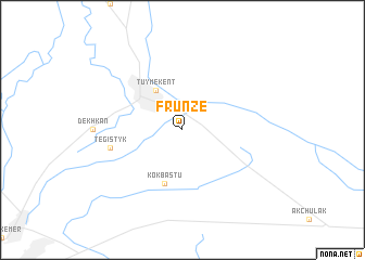 map of Frunze