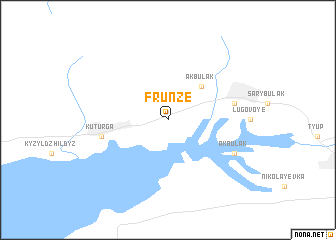 map of Frunze