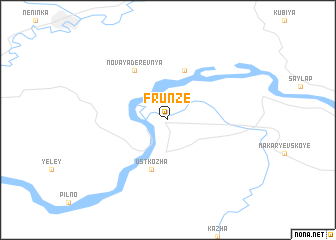 map of Frunze
