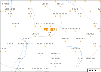 map of Frunzi