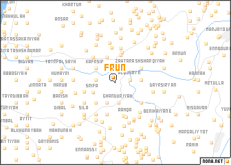 map of Frūn