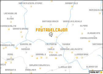 map of Fruta del Cajón