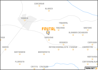 map of Frutal