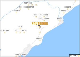 map of Fruteiras