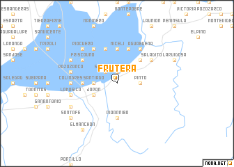 map of Frutera