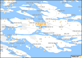 map of Fruvik