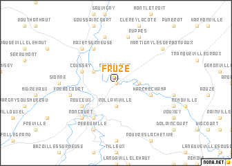 map of Fruze