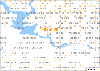 map of Frydava