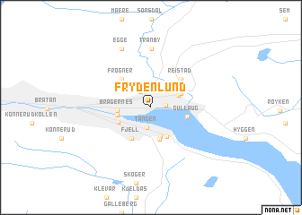 map of Frydenlund