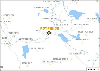 map of Fryeburg